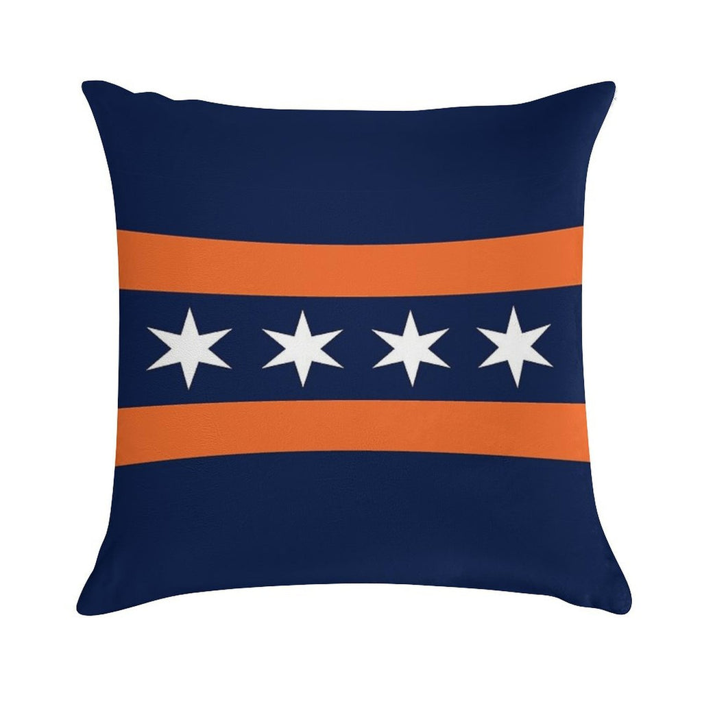 Chicago Football Soft Warmth Comfort Throw Pillow