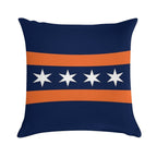 Chicago Football Soft Warmth Comfort Throw Pillow