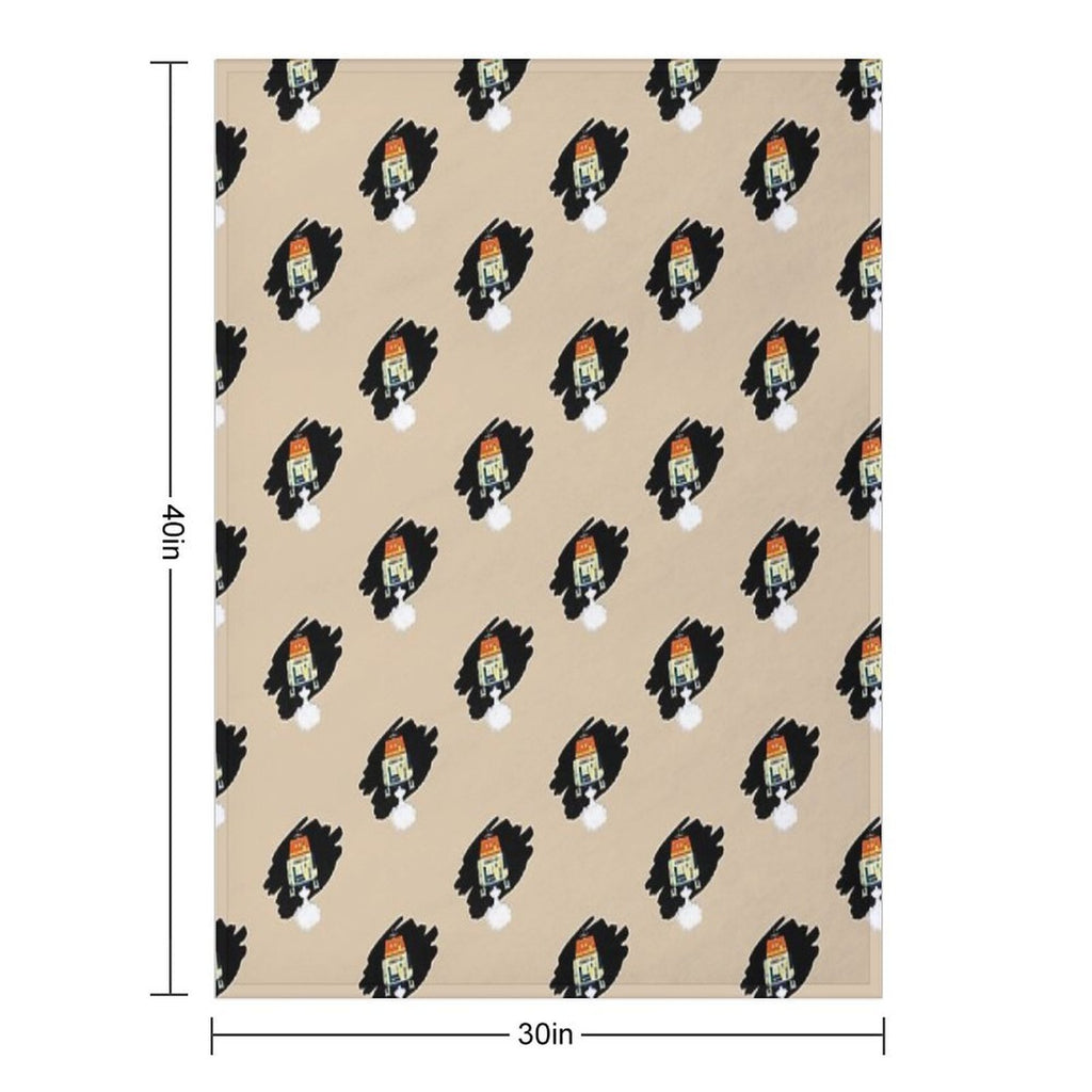 Chop in Space Eco-conscious Throw Blanket