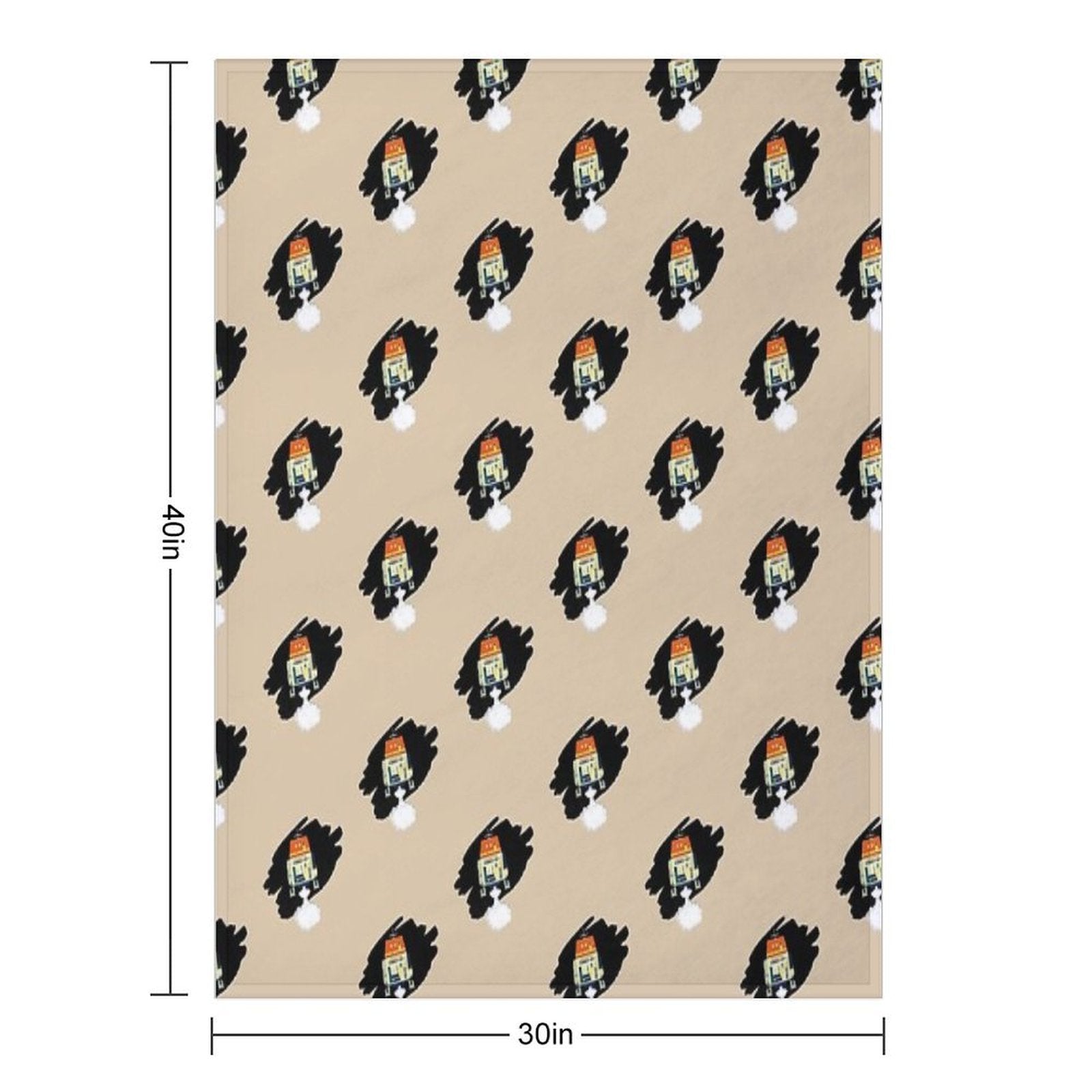 Chop in Space Eco-conscious Throw Blanket