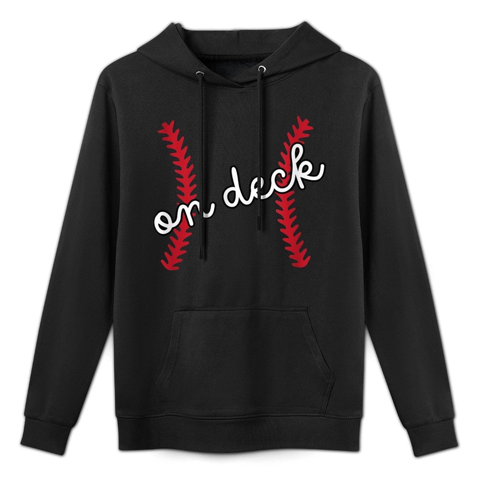 Baseball Mom Pregnancy Announcement Baby Belly Reveal Unisex Design Hoodie