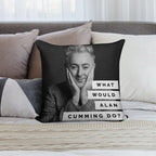 WWACD What Would Alan Cumming Do Soft Multiple Sizes Throw Pillow