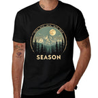 Hoa Hoa Hoa Hoa Hoa Cozy Season Twilight Lover Pine Forest  Trendy Pattern T-Shirt