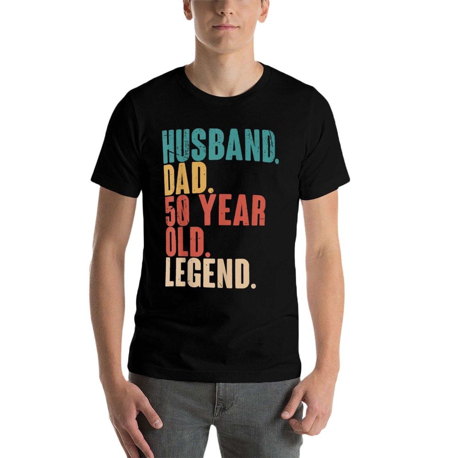 Mens 50th Birthday Decoration Funny Gift Husband Vintage Dad 1973  Quick-drying T-Shirt