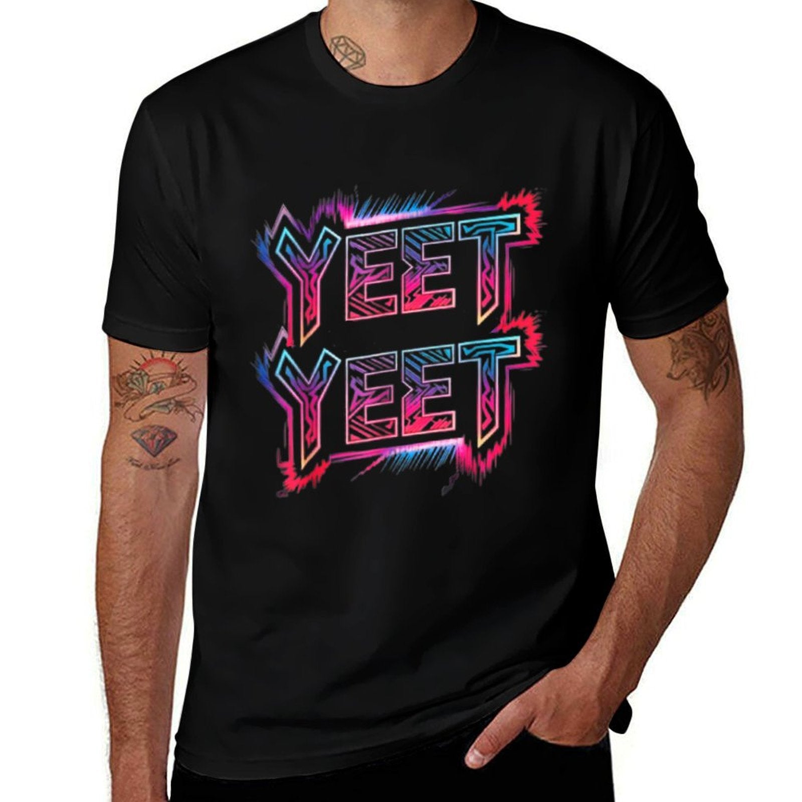Vintage Yeet Apparel Funny Saying Men Women Kids  Soft T-Shirt