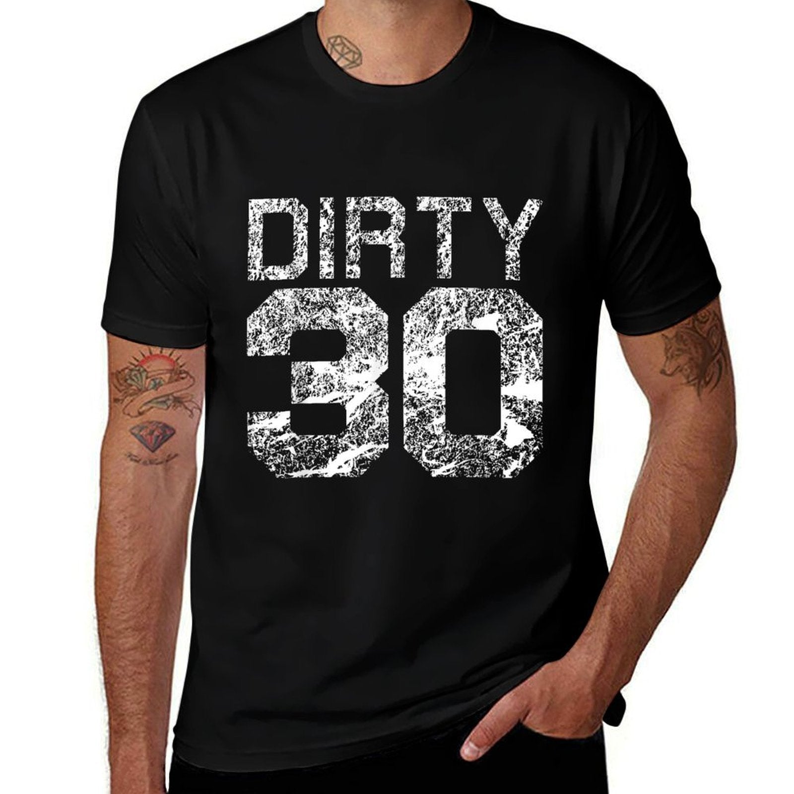 Dirty 30 Funny 30th Birthday Milestone Thirty  Affordable Price T-Shirt