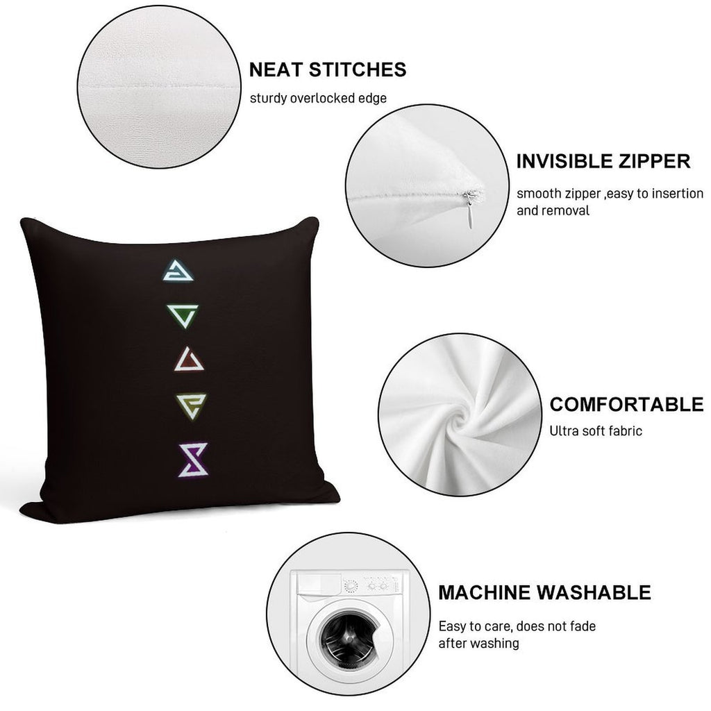 Witcher Magic Signs  Witcher Design Soft Bedroom Essential Throw Pillow