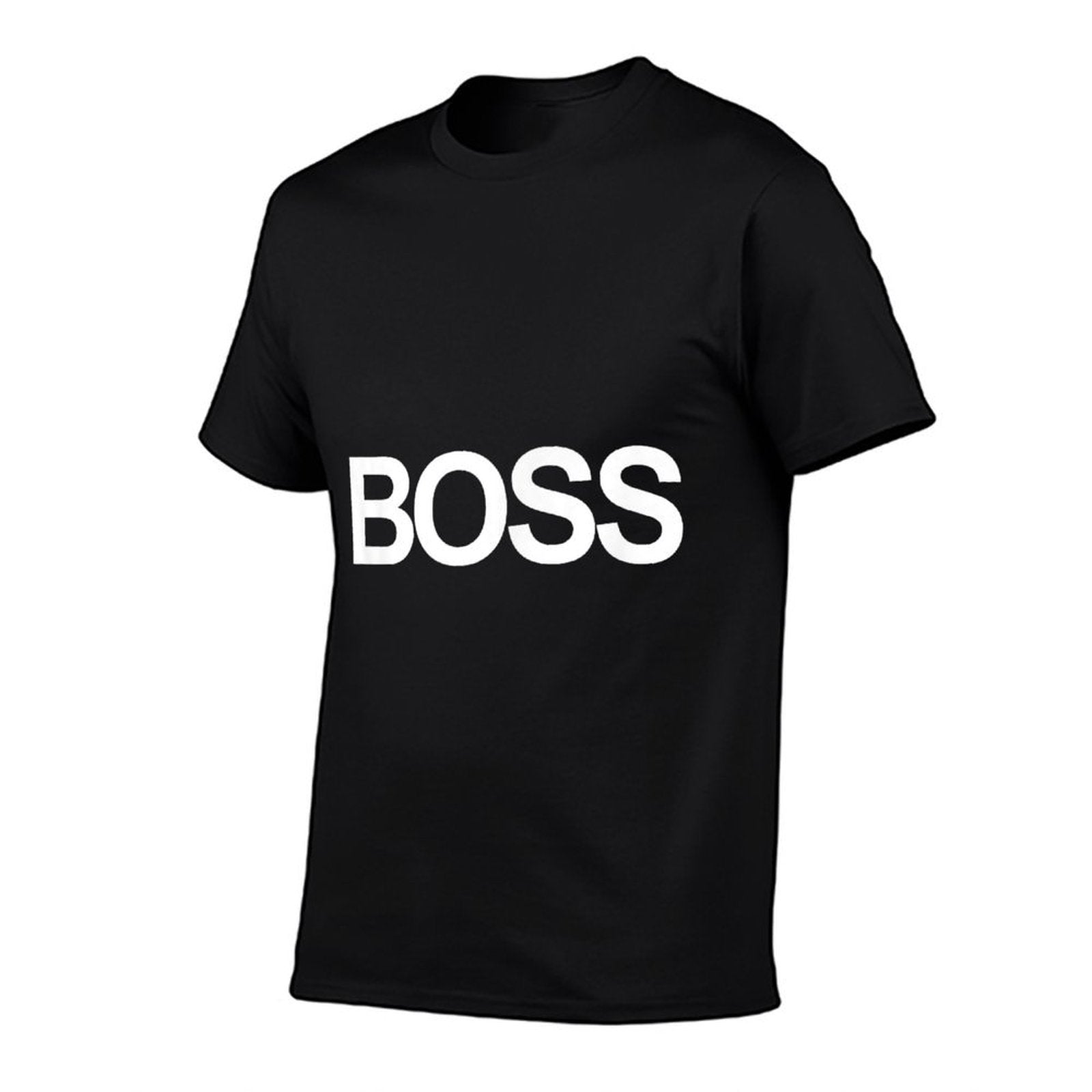 Shirt That Says Boss Text Costume Gift  Trendy Pattern T-Shirt