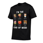 Im The Kind Of Nerd Book Reading Coffee Drinking  Lightweight T-Shirt