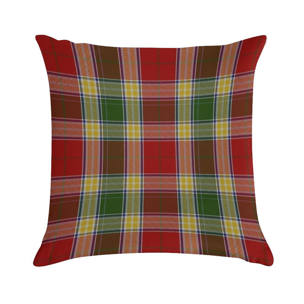 Clan Gibson Tartan Soft Ultra-Soft Texture Throw Pillow