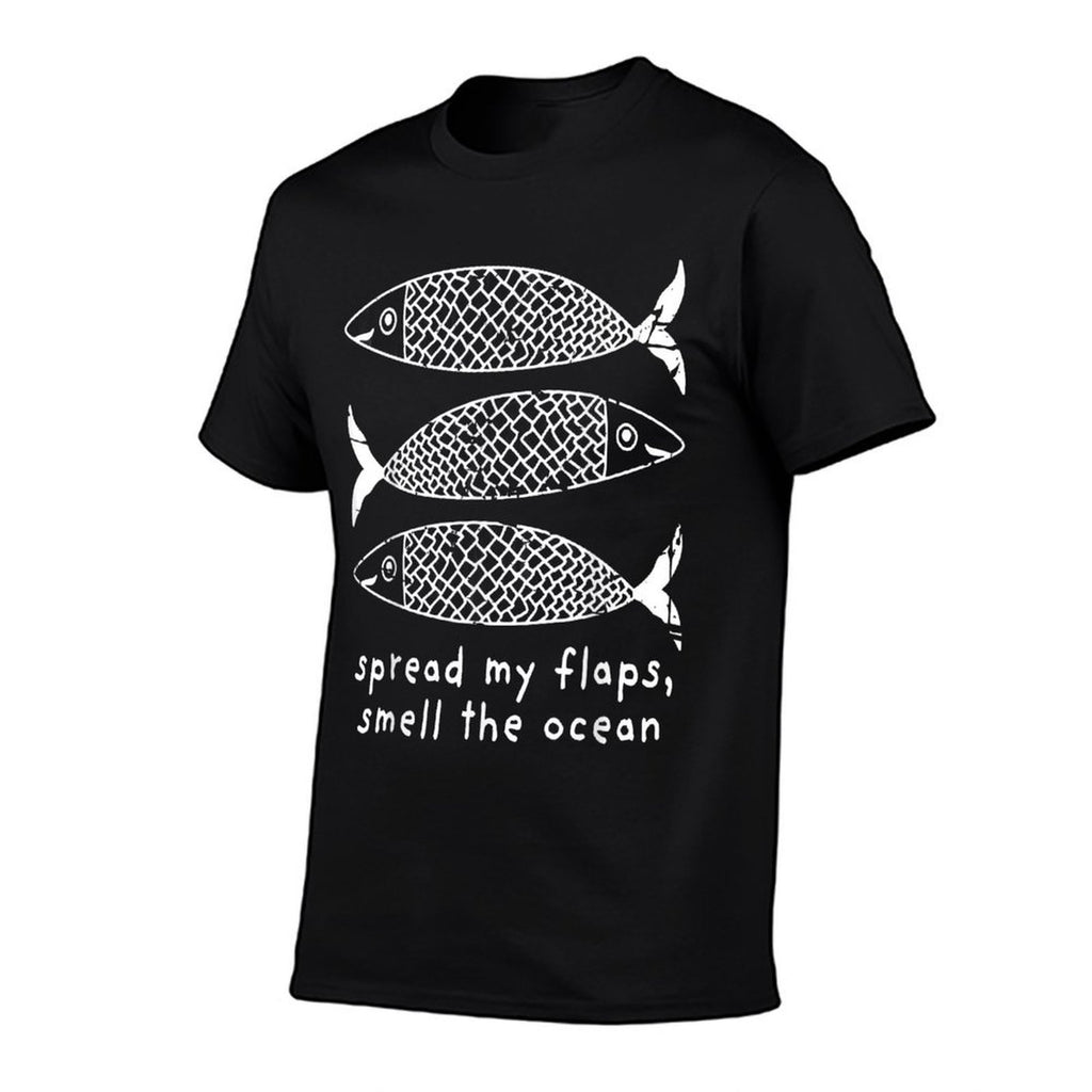 Spread My Flaps Smell The Ocean Funny Raunchy Sardines Meme  Lightweight T-Shirt