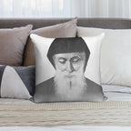 Saint Charbel Soft High-Density Material Throw Pillow