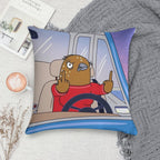 Tuca And Bertie Soft Anti-Pilling Throw Pillow