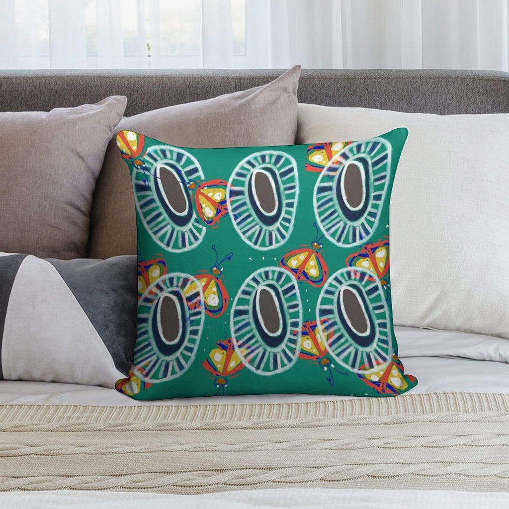 Burrudjarra Native Butterfly . Soft Multiple Sizes Throw Pillow