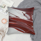 Ruby Pillars Soft Short Plush Fabric Throw Pillow