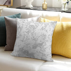 Camouflage Grey White Winter Camo Soft Warmth Comfort Throw Pillow