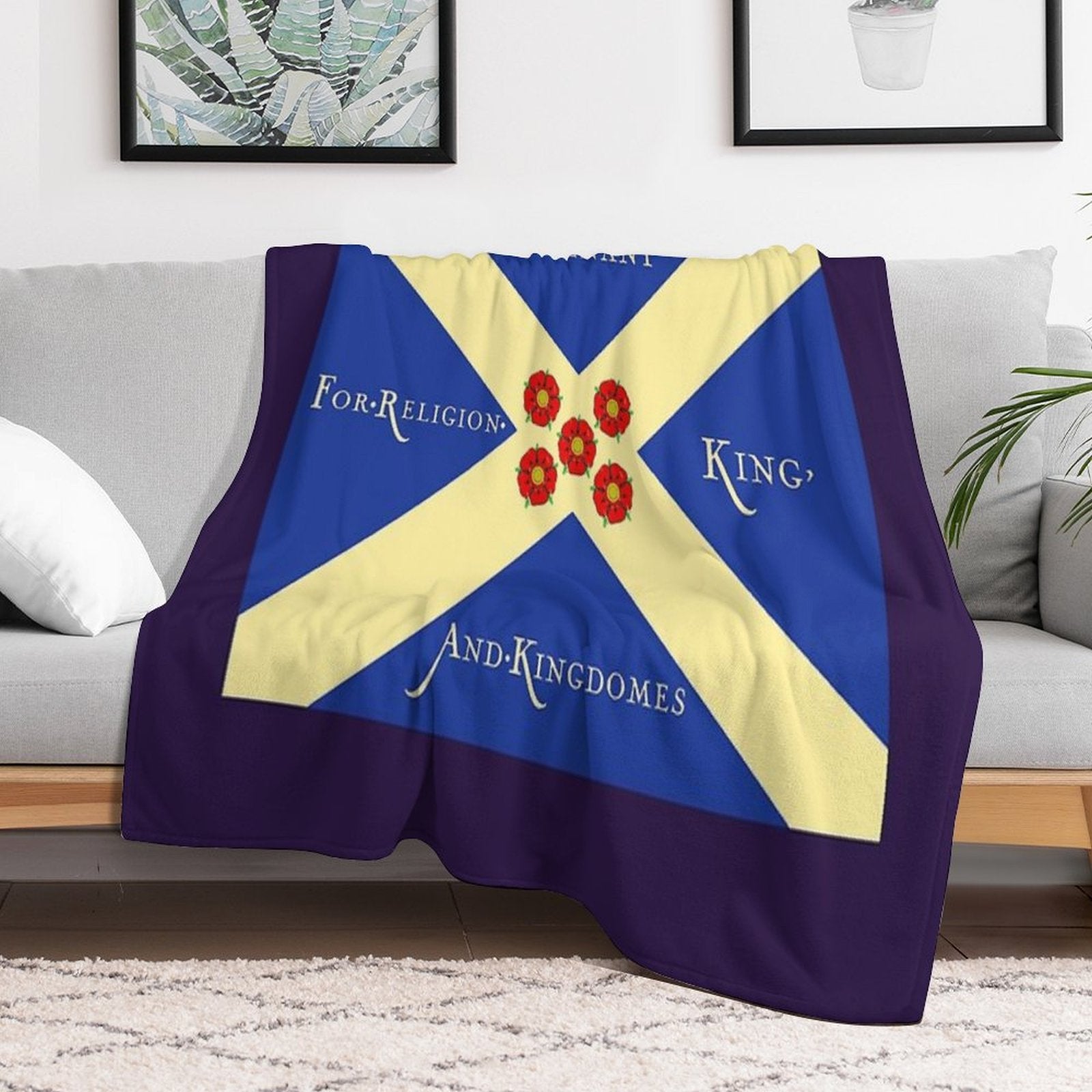Covenanter Colours Comfort Throw Blanket
