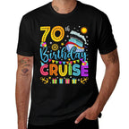70th Birthday Cruise Cruising Lover 70 Years Old Bday Party  Vintage-inspired T-Shirt
