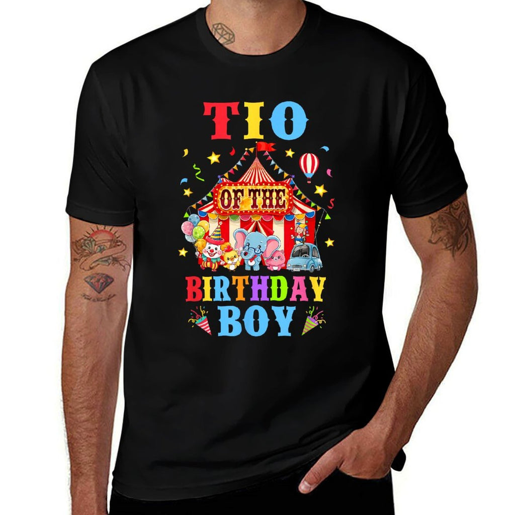 Tio Of The Birthday For Boy Circus Carnival Theme Party  Soft T-Shirt