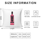 Dartmouth Pink Whitney Soft Reinforced Edging Throw Pillow