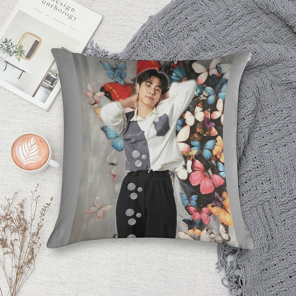 Mix in Moonlight Chicken Soft Home Decor Throw Pillow