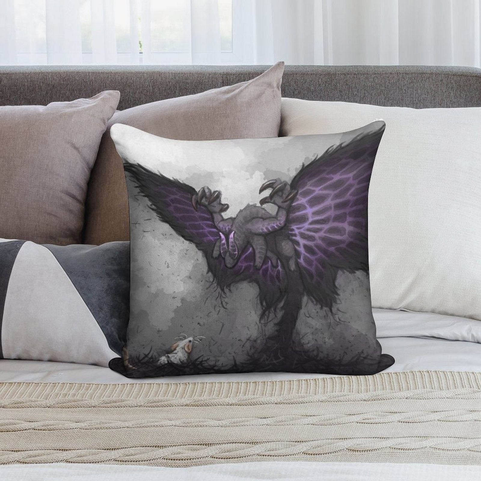 Smol Magala Soft Decorative Cover Throw Pillow