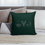 ACOTAR, Throne of Glass, Sarah J Maas Logos Soft Shrink-Resistant Throw Pillow