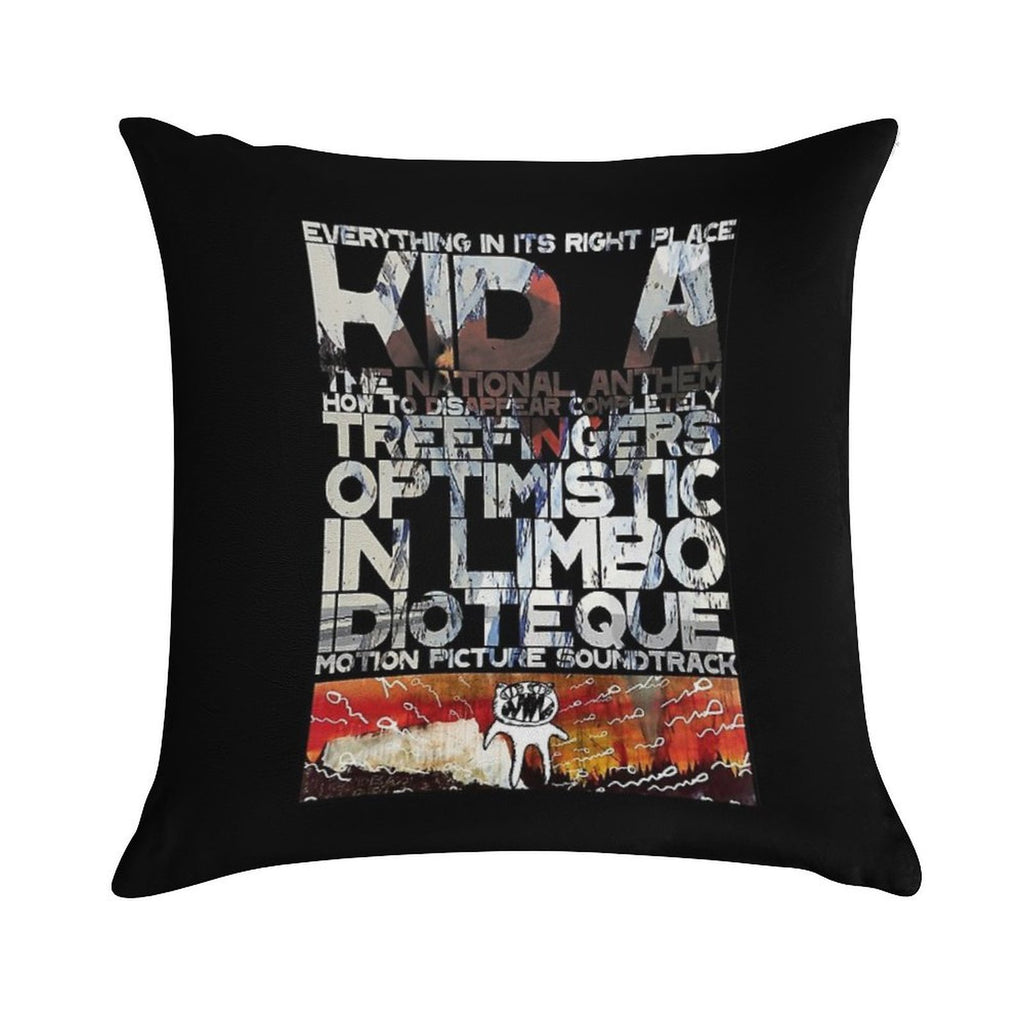 Radio Soft Short Plush Fabric Throw Pillow