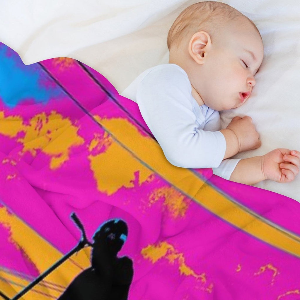 Let's Fly! - Stunt Scooter Compact Throw Blanket