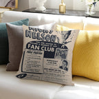 Ricky Nelson Fan Club Soft High-Density Material Throw Pillow