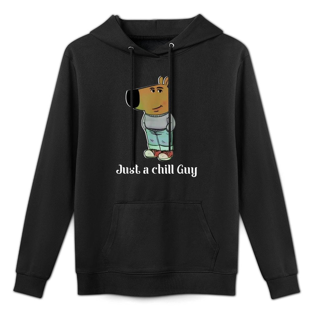 Chill Guy Dog Funny Chill Guy Meme for Men Women Kids Breathable Fabric Hoodie