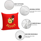 Beever Soft Home Decor Throw Pillow