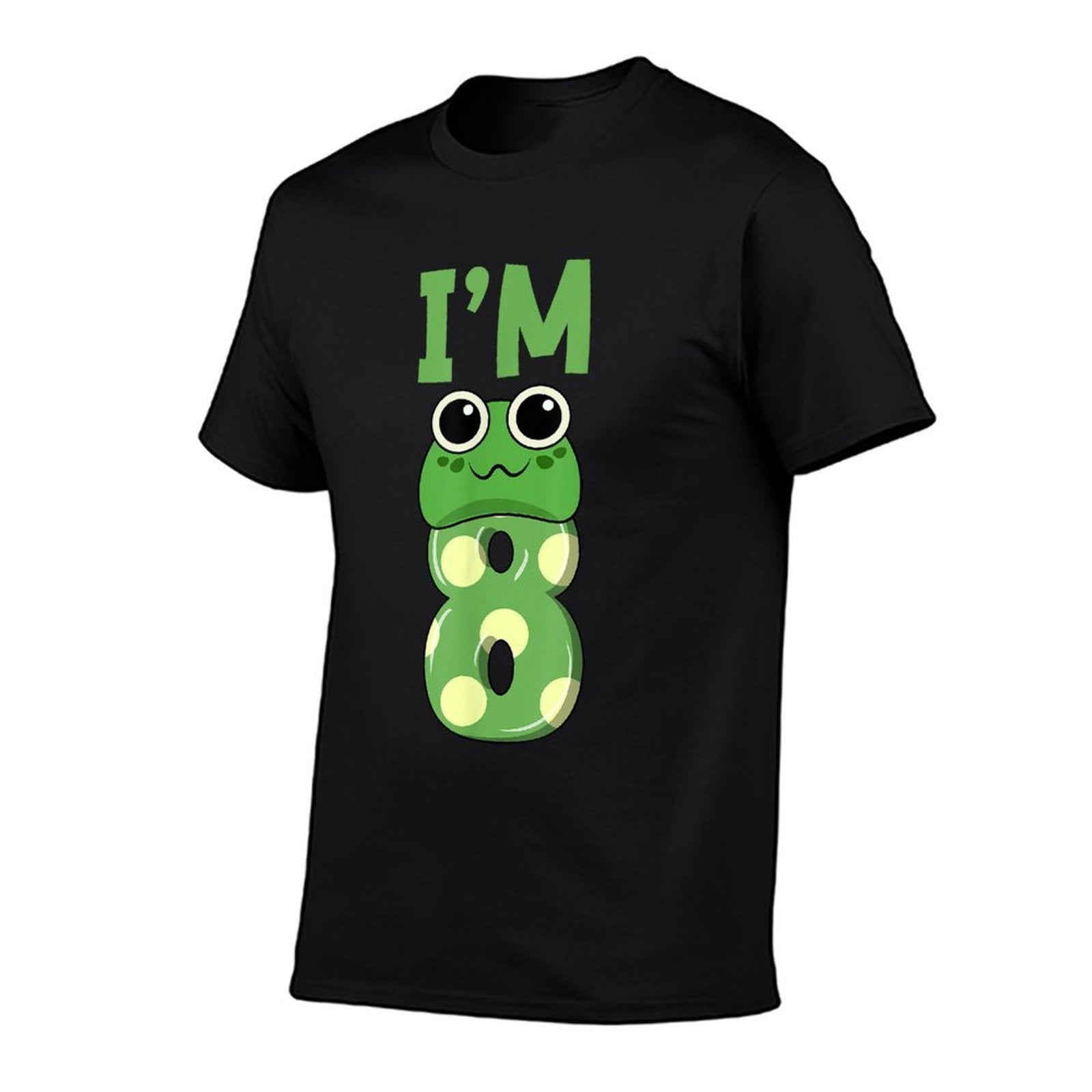 8th Frog Birthday 8 Year Old Frog Birthday Party  Relaxed-fit T-Shirt