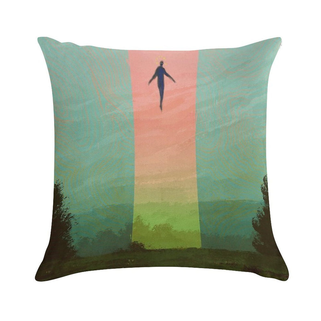 Be Careful Soft Hidden Zipper Throw Pillow