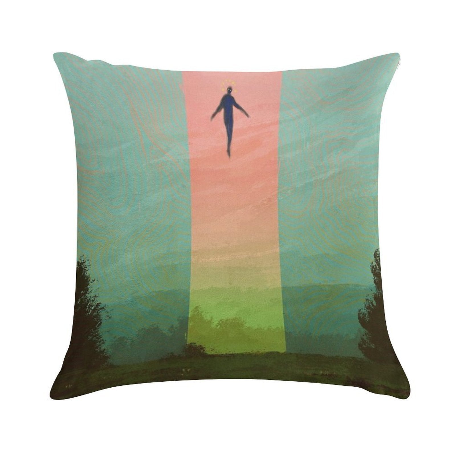 Be Careful Soft Hidden Zipper Throw Pillow