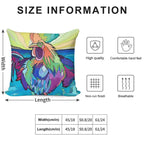Beach Rooster Soft High-Density Material Throw Pillow