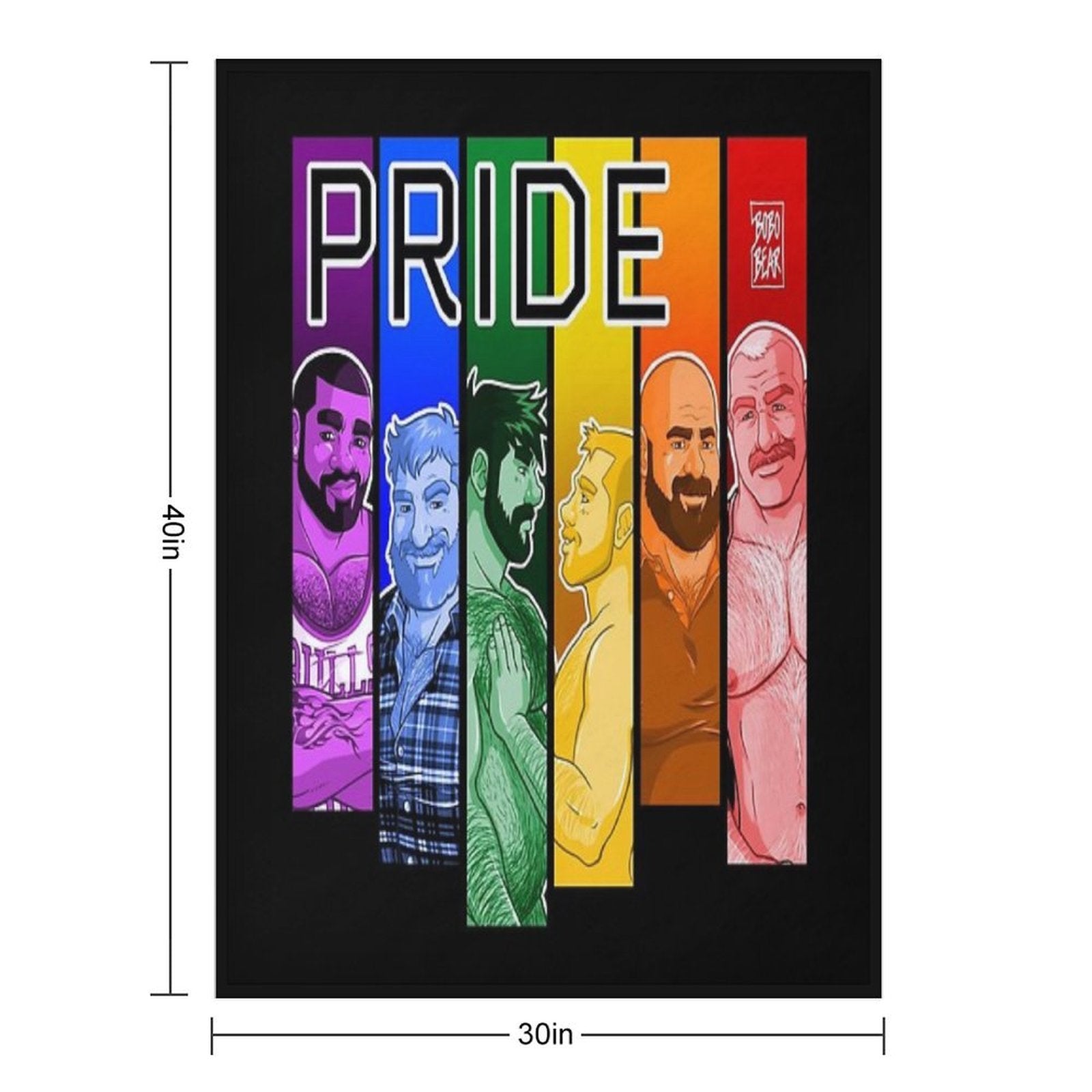 GAY PRIDE 2019 All-season Throw Blanket