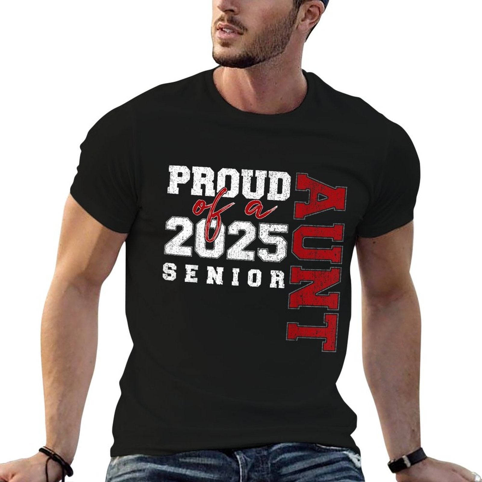 Aunt Senior 2025 Proud of A Class of 2025 Graduate  Quick-drying T-Shirt