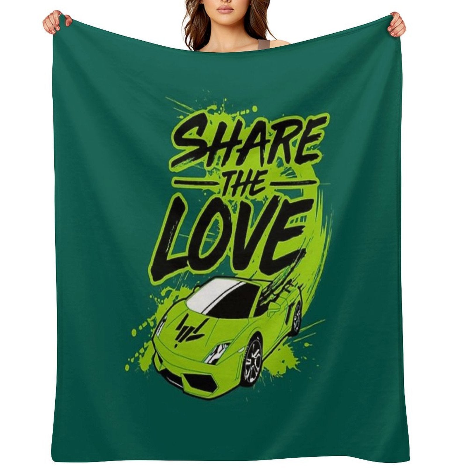 Youth Share The Love Lightweight Throw Blanket
