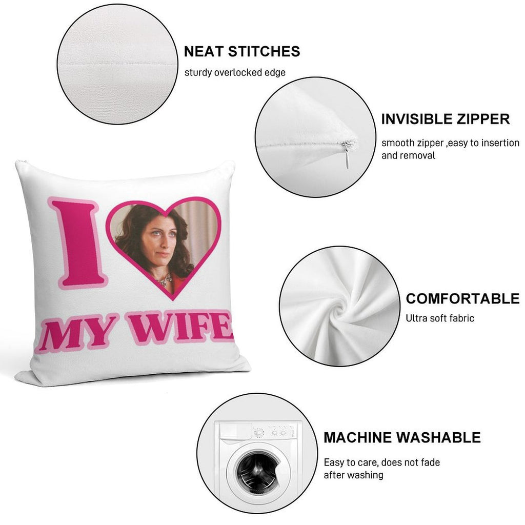 I Love Lisa Cuddy (House MD) Soft Multiple Sizes Throw Pillow