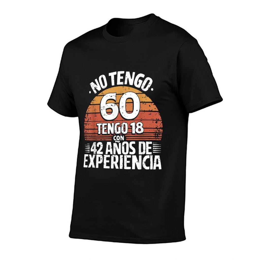60th Birthday in Spanish Regalo Cumpleanos 60 Men Women  Breathable T-Shirt