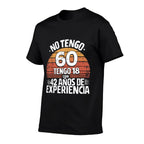 60th Birthday in Spanish Regalo Cumpleanos 60 Men Women  Breathable T-Shirt
