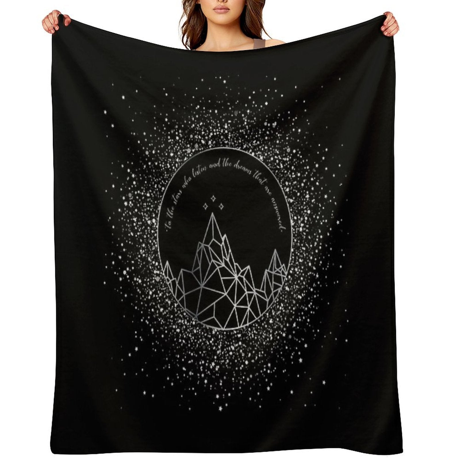 To The Stars Who Listen, And The Dream That Are Answered Lightweight Throw Blanket