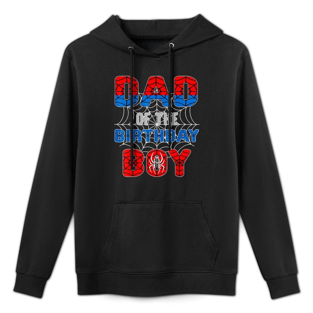 Spider Web Birthday Party Dad of The Birthday Boy Pilling-Resistant Hoodie