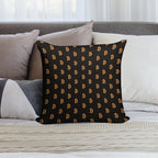 Bitcoin Logo Pattern Soft Decorative Cover Throw Pillow