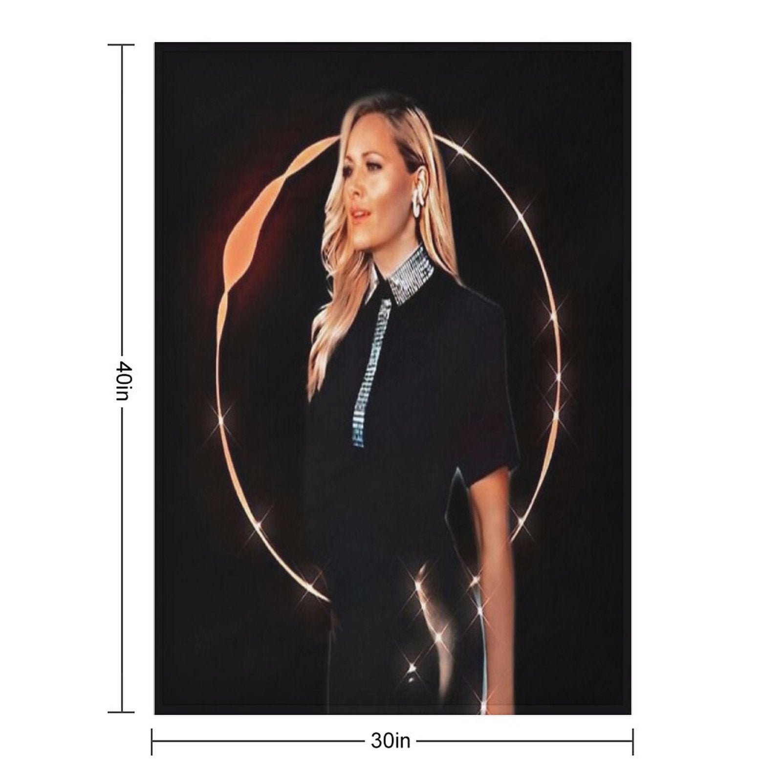 Helene Fischer Lightweight Throw Blanket