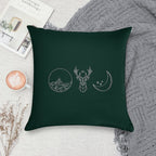 ACOTAR, Throne of Glass, Sarah J Maas Logos Soft Shrink-Resistant Throw Pillow