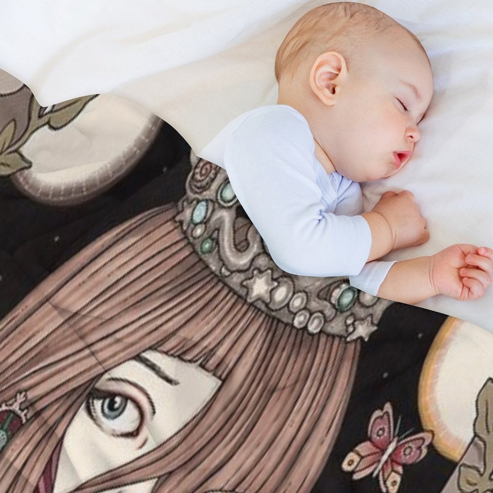 The High Priestess Premium Throw Blanket