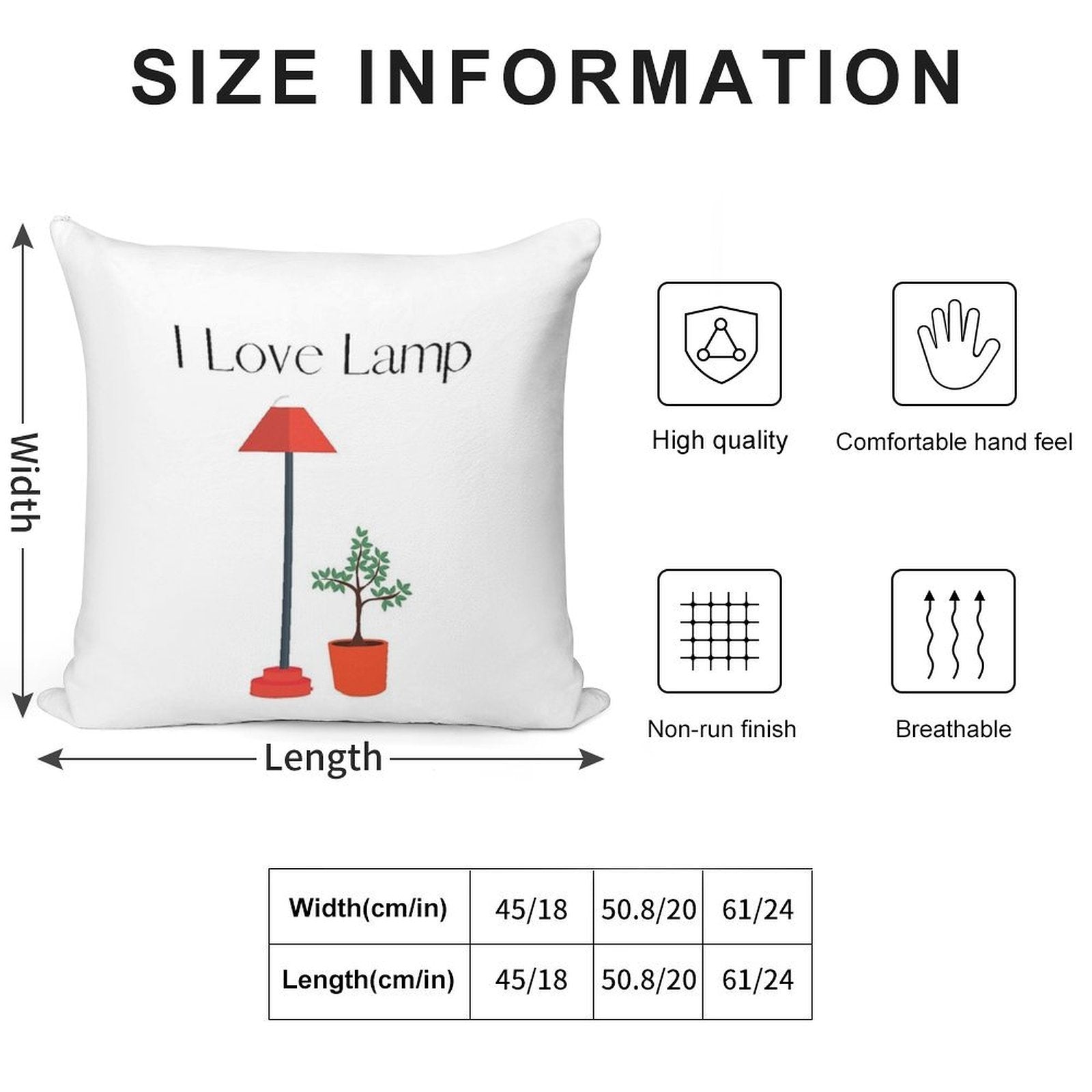 I Love Lamp Soft Multiple Sizes Throw Pillow