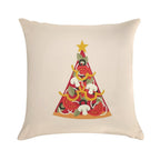 Pizza on Earth - Vegetarian Version Soft Skin-Friendly Throw Pillow